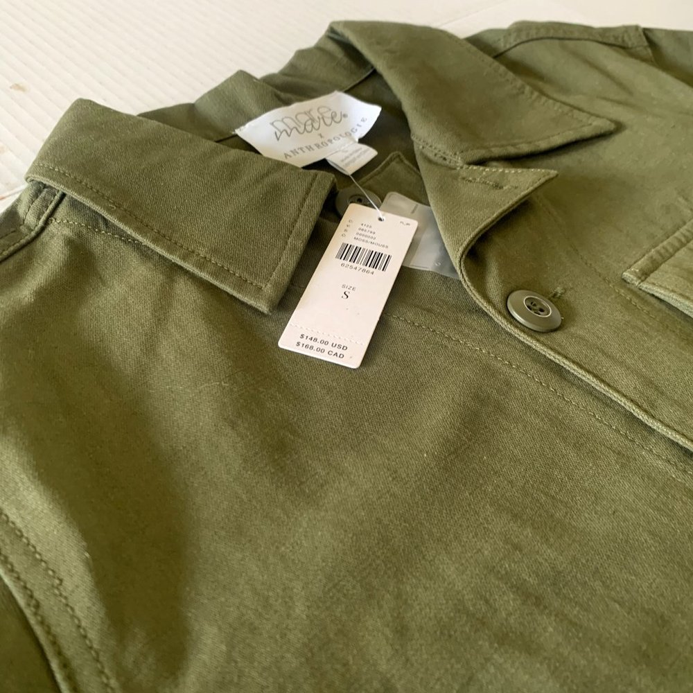 Mare Mare | 100% Cotton Olive Utility Romper | NWT - Picture 7 of 7